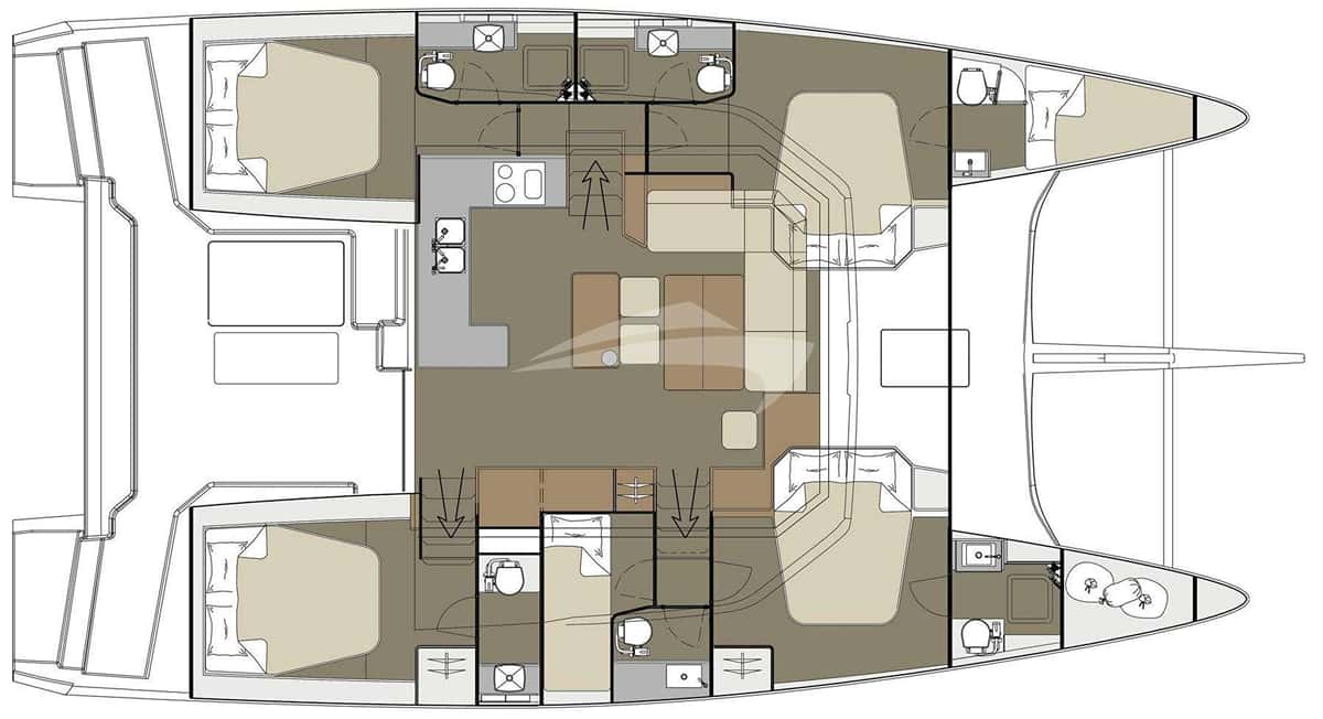 BLUE HORIZON deck layout