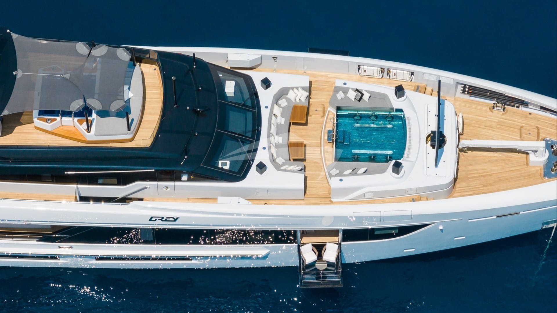 Aerial View of Deck Jacuzzi