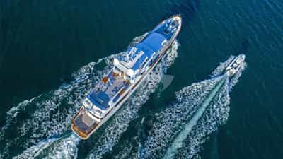 Aerial View with Tender
