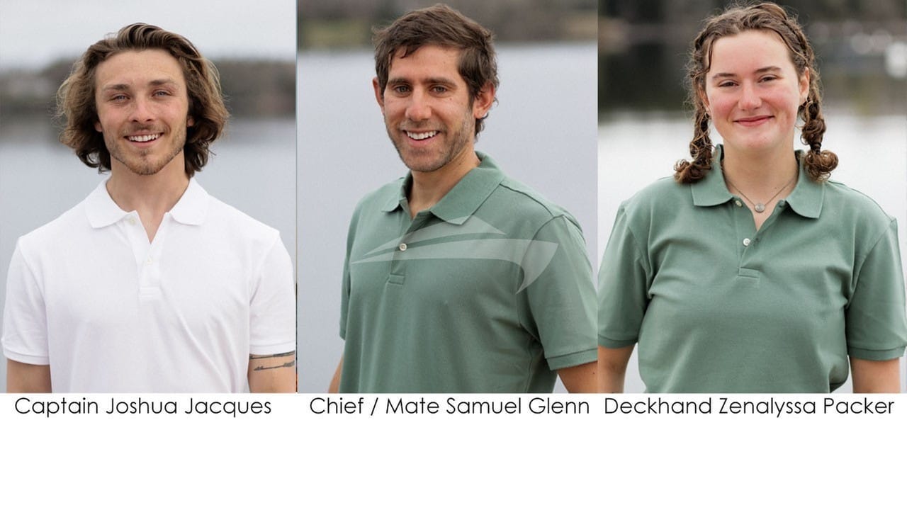 Luxury charter yacht crew for TREE OF LIFE