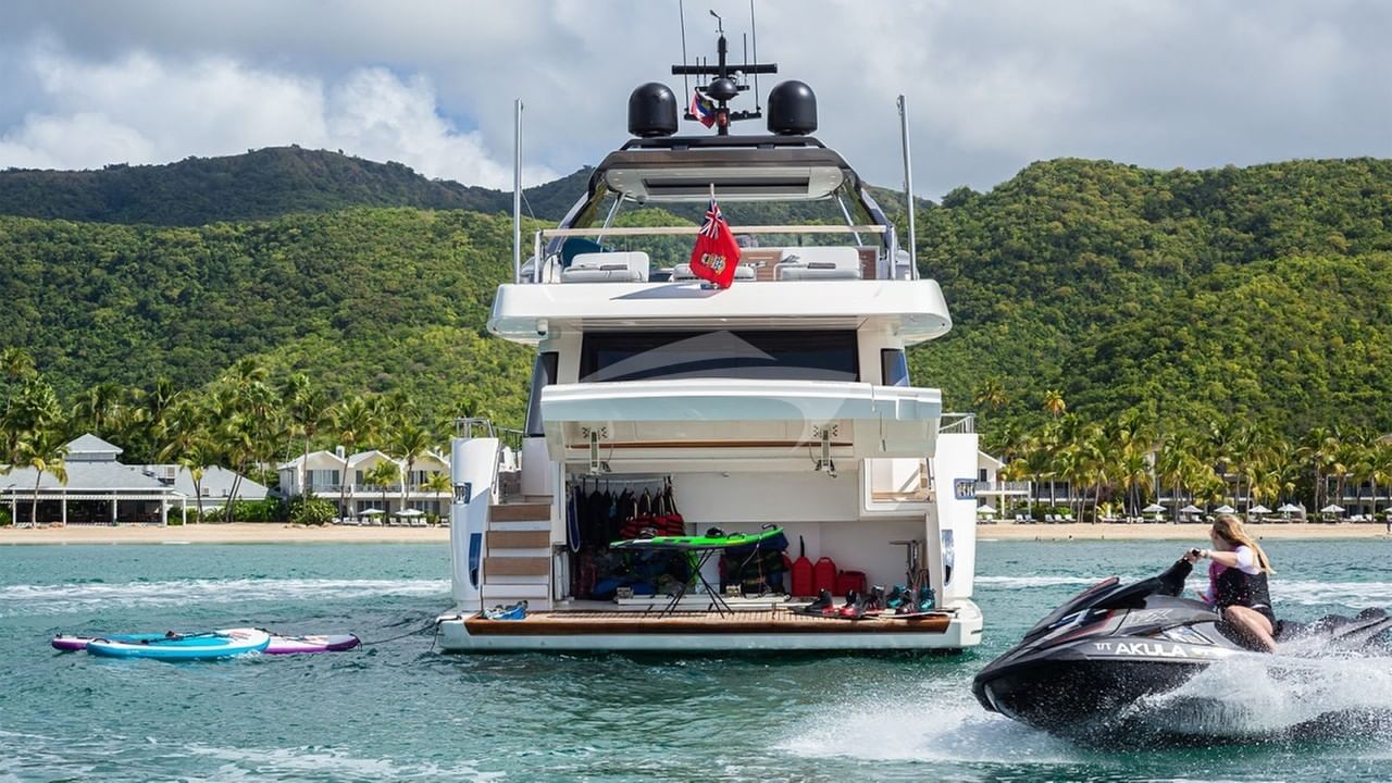 View of Aft with Water Toys