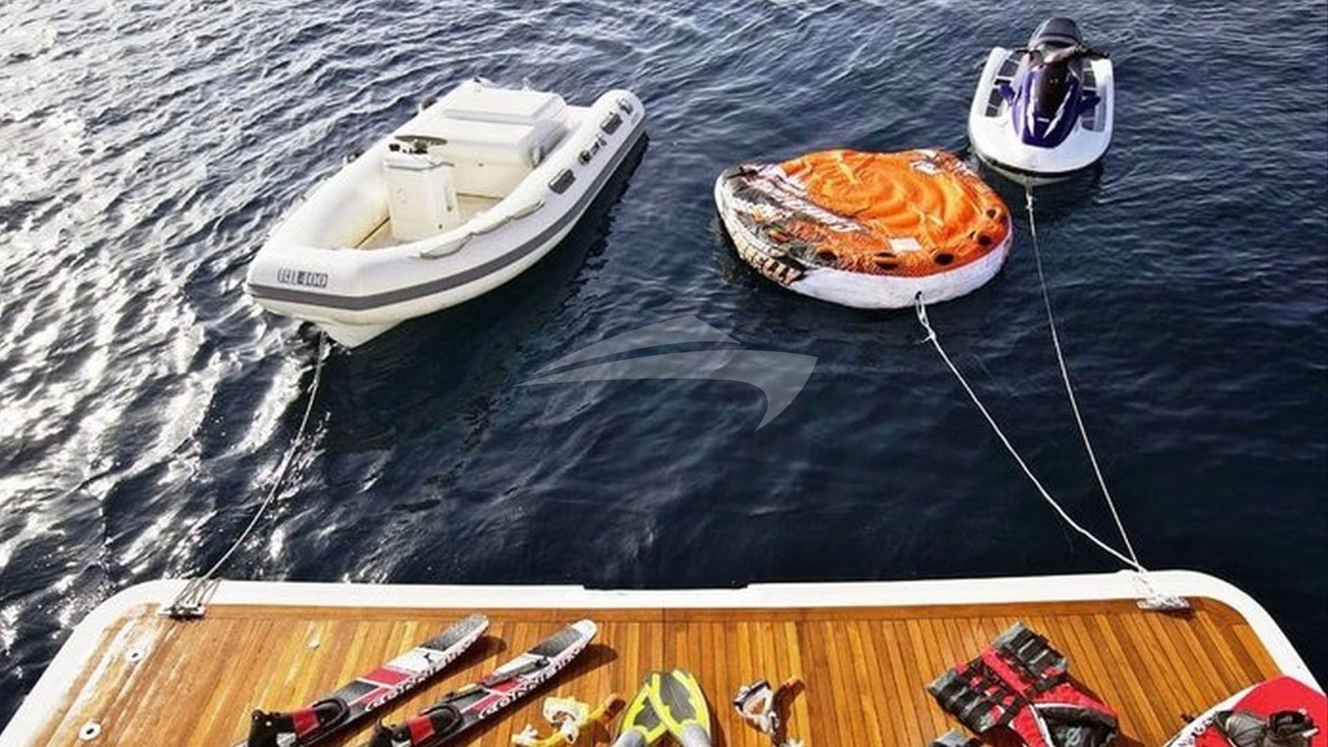 Swim Platform and Water Toys