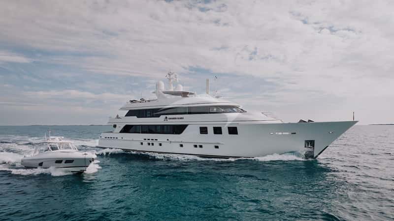 CROSSED SABRE 44m motor yacht charter