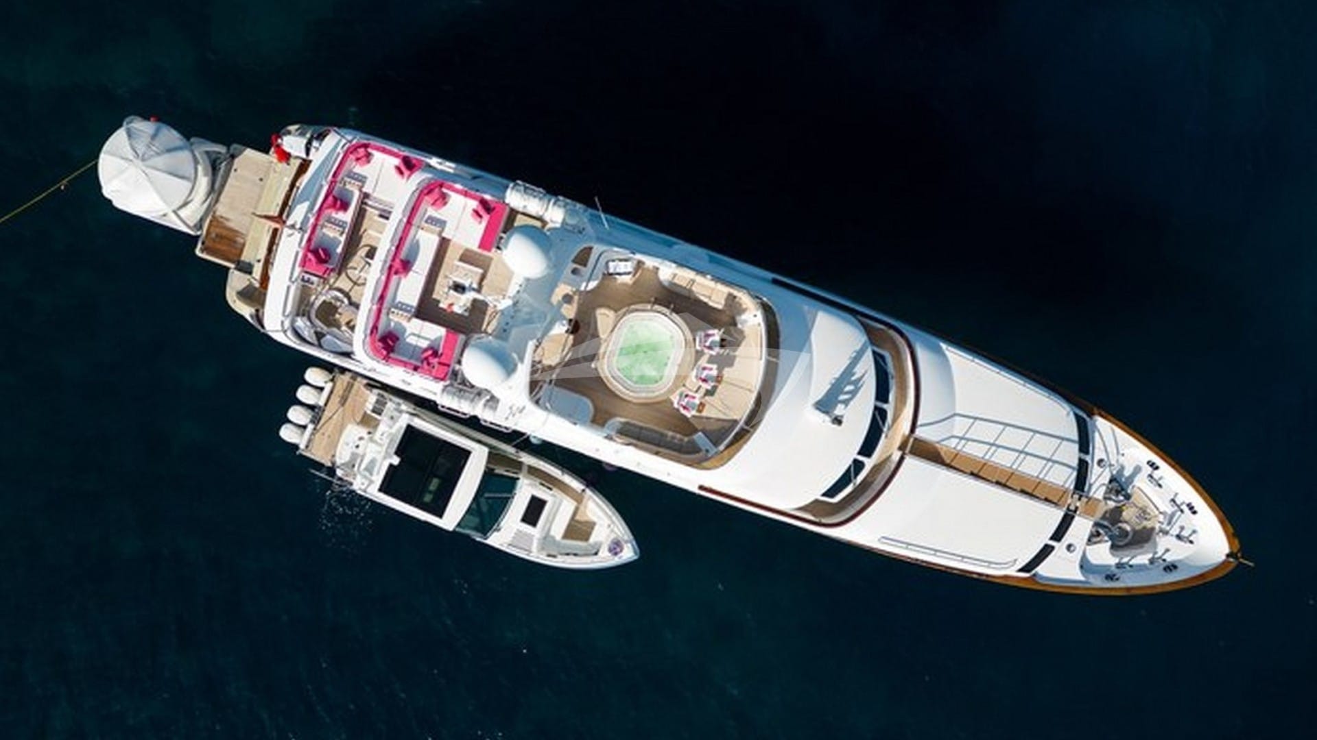 Aerial View with Tender