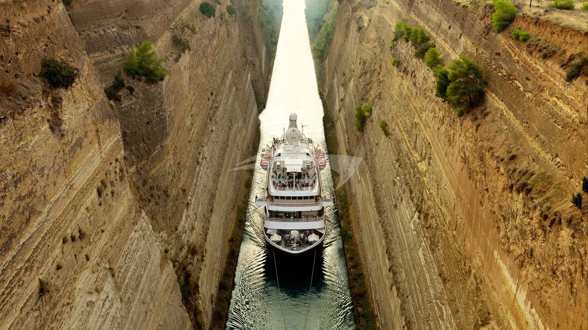 Transiting the Corinth Canal with Ease