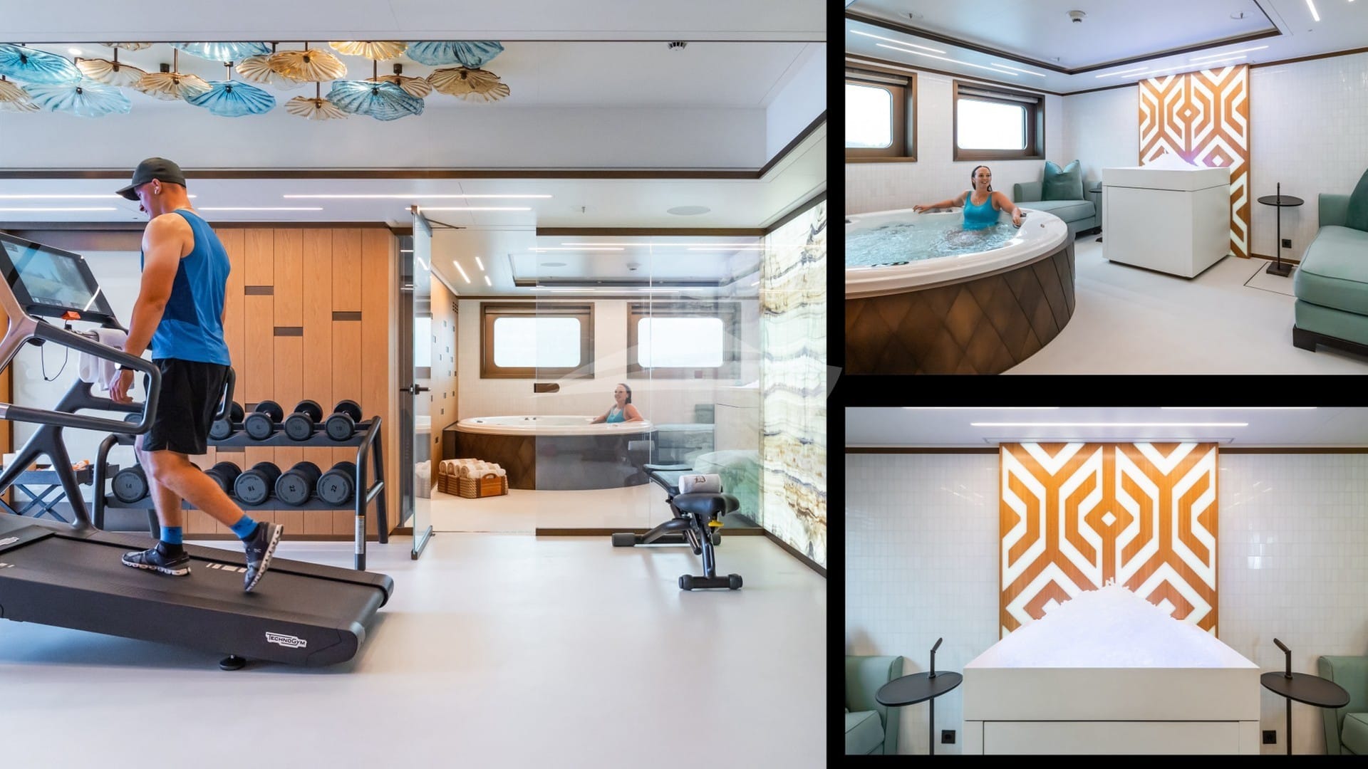 Wellness suite and gym