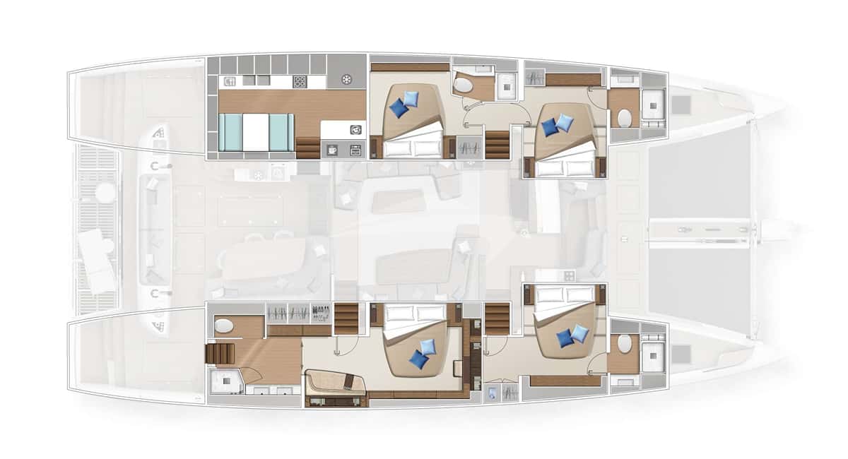 C'EST LA VIE deck layout