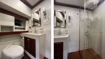 Twin Cabin Bathroom