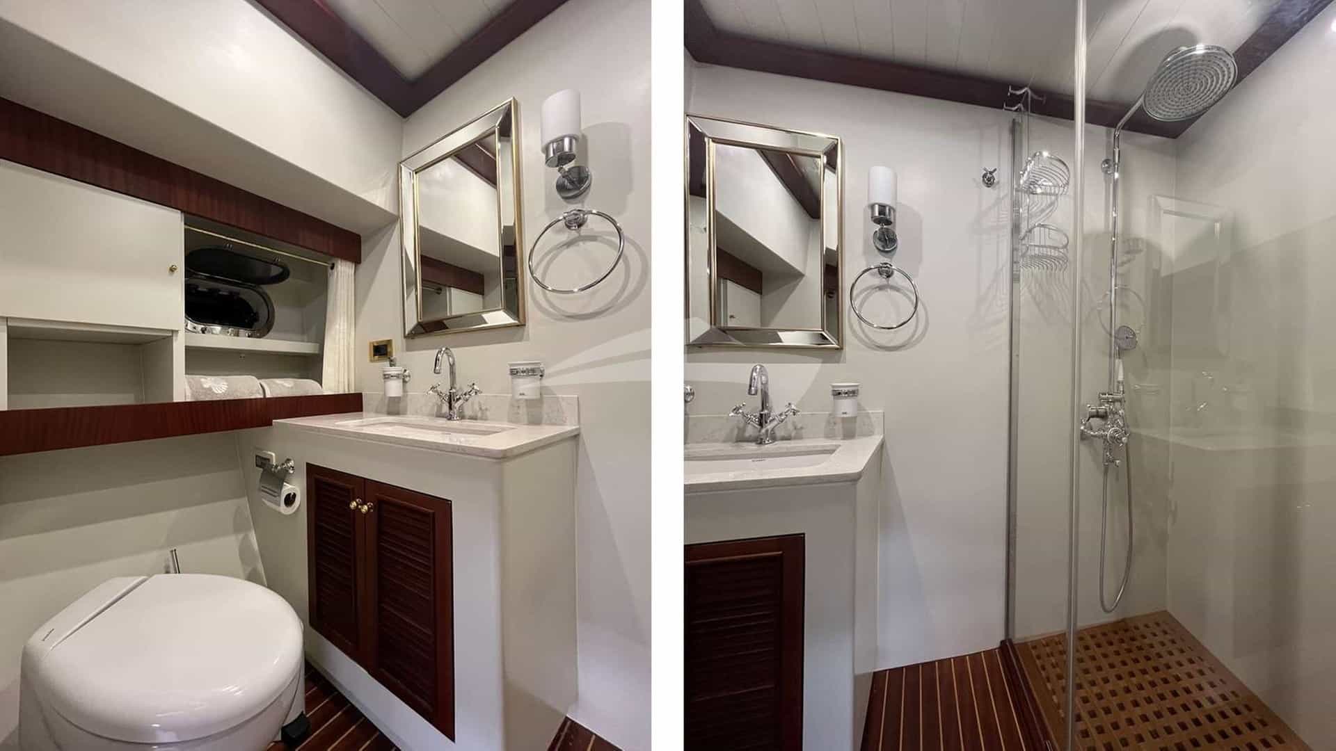 Twin Cabin Bathroom