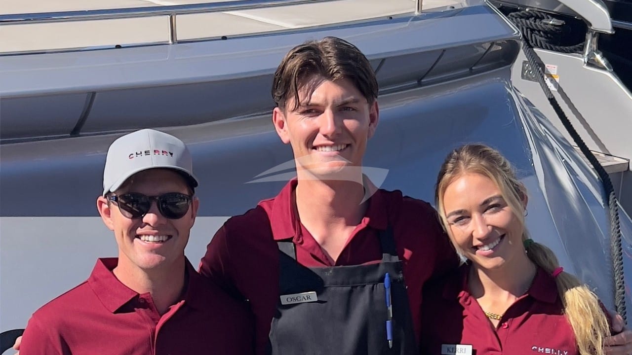 Luxury charter yacht crew for CHERRY