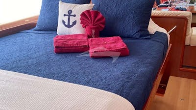 Have the best sleep ever as all staterooms provide memory foam mattress toppers.