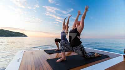 Yoga on Deck