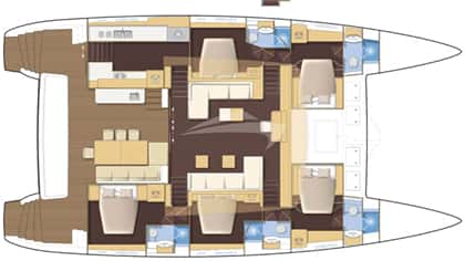 KASKAZI FOUR 19m sailing yacht charter, photo 8