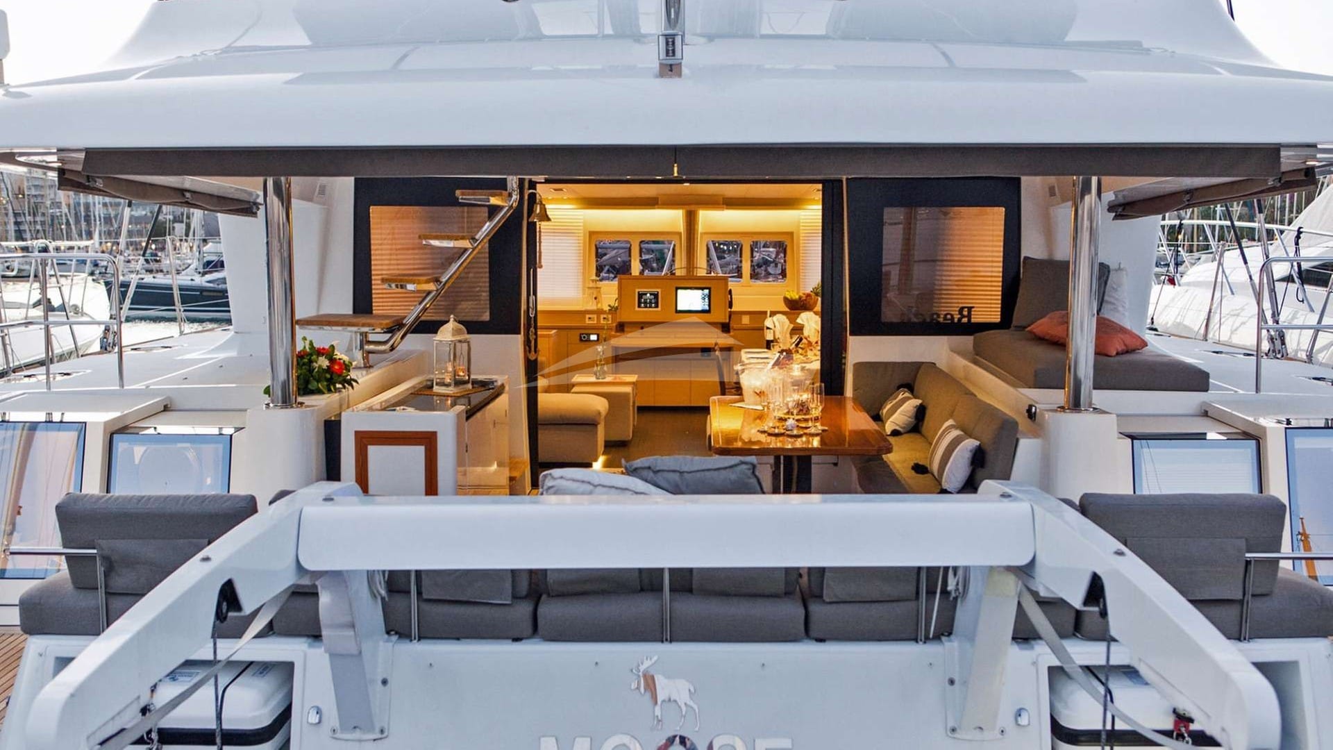 Spacious Aft Deck