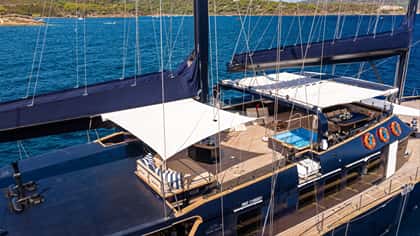 OGUZ KHAN 51m sailing yacht charter, photo 10
