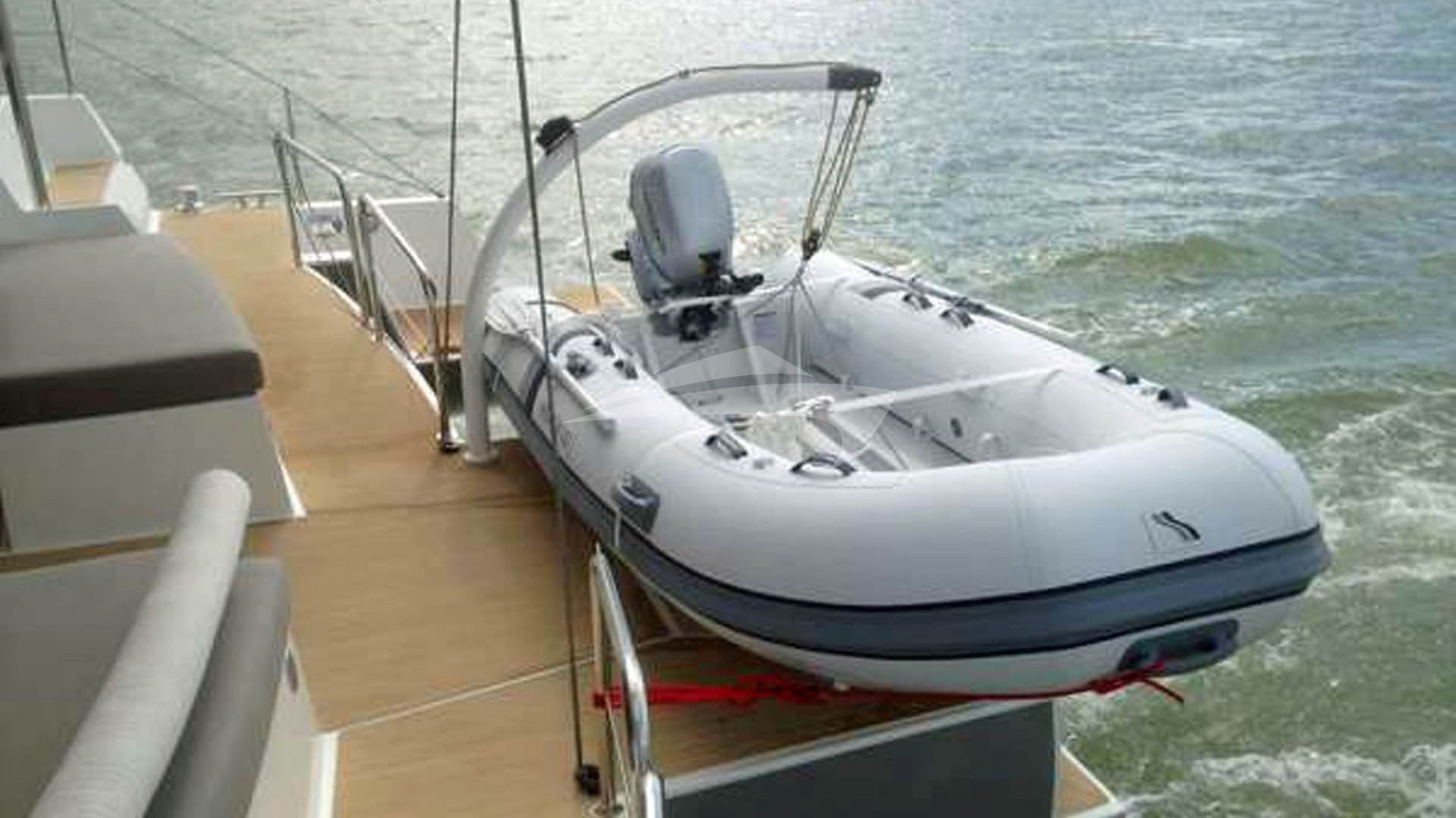 Spacious Aft Deck with Tender