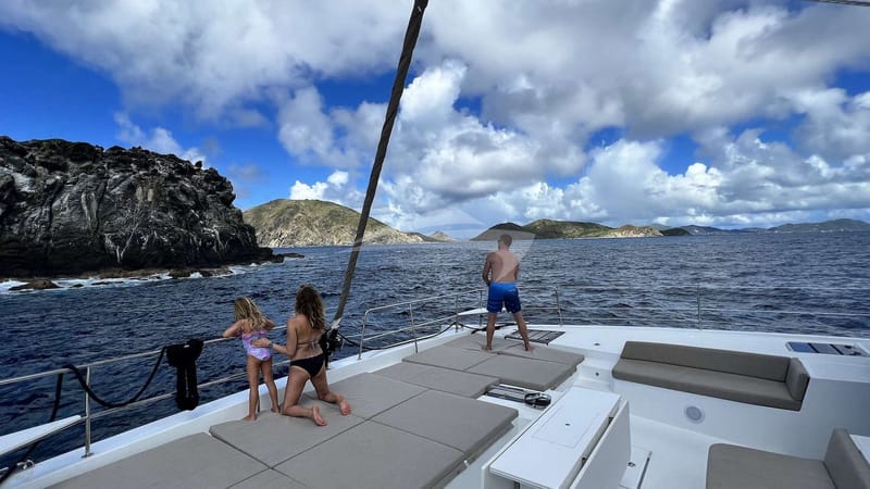 views from foredeck