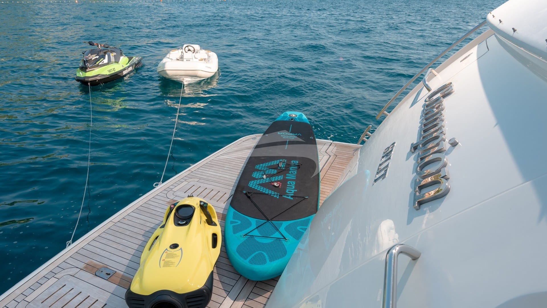 Swim Platform and Water Toys