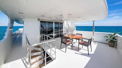 VIP aft deck area
