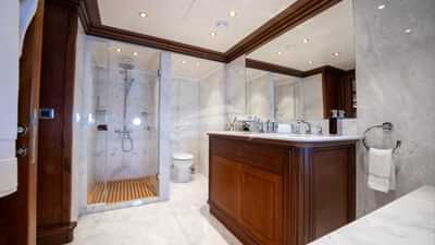 Master en suite with bath and shower