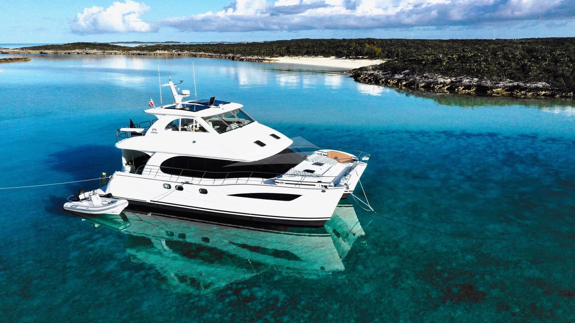 Reflections in the calm waters calm