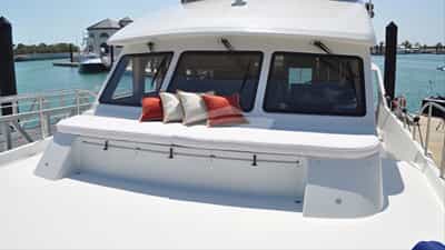 Deck seating area