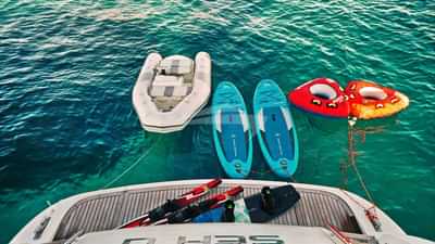 Swim Platform with Water Toys