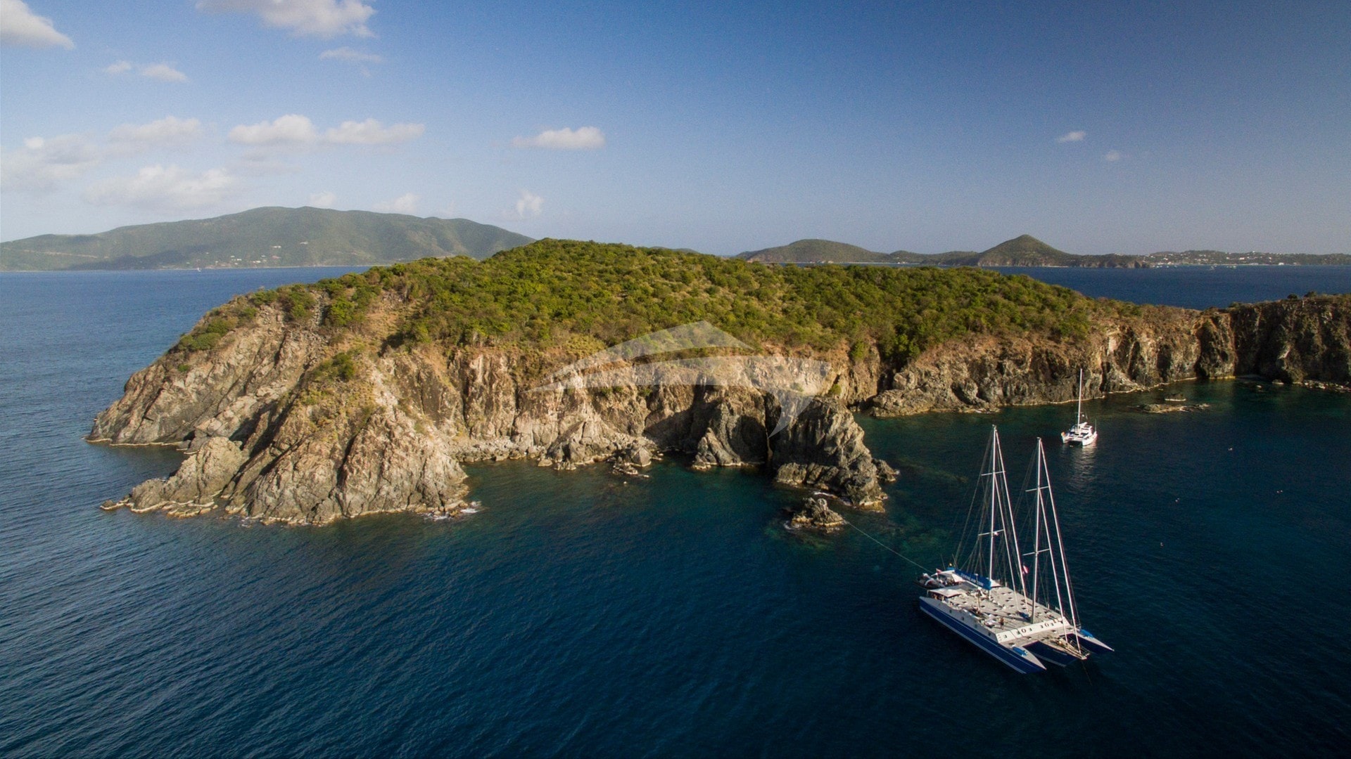 Anchored out by Ginger Island