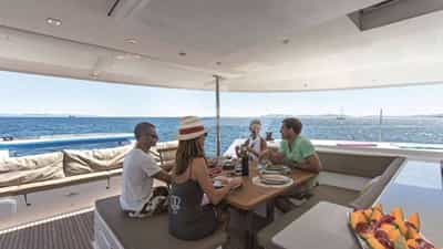 Cockpit dining area