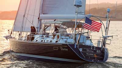 Destiny under sail