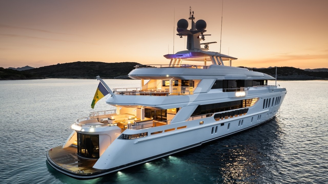 Evening at anchor