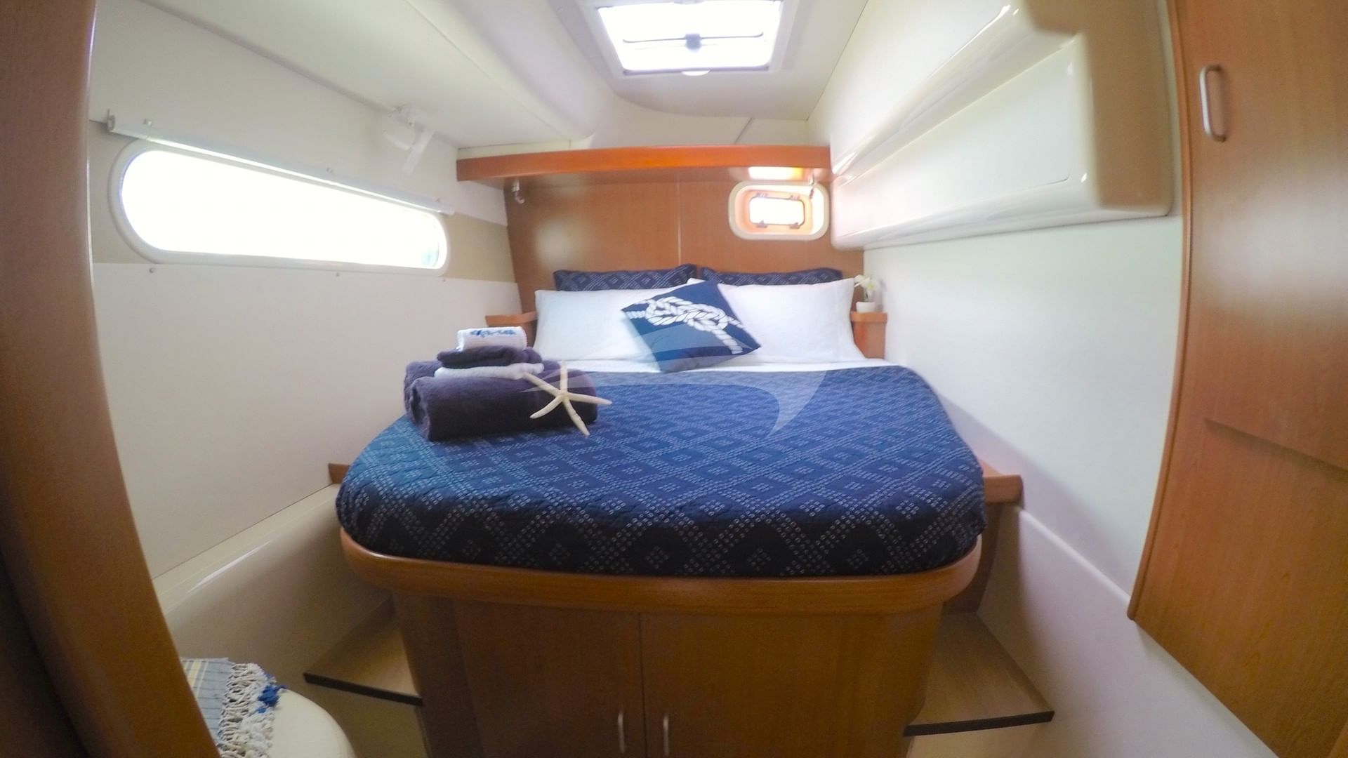 Aft guest queen suite