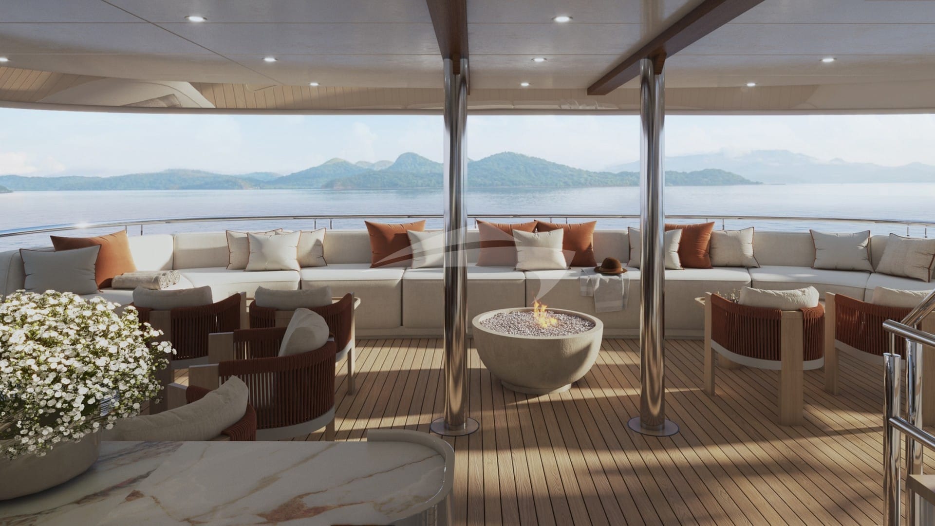 Deck Seating - Upper deck