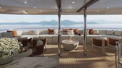 Deck Seating - Upper deck