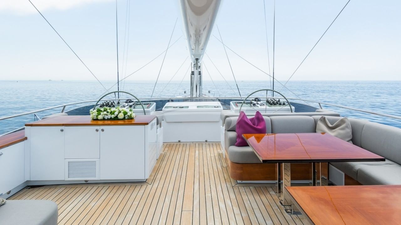 Sundeck seating area