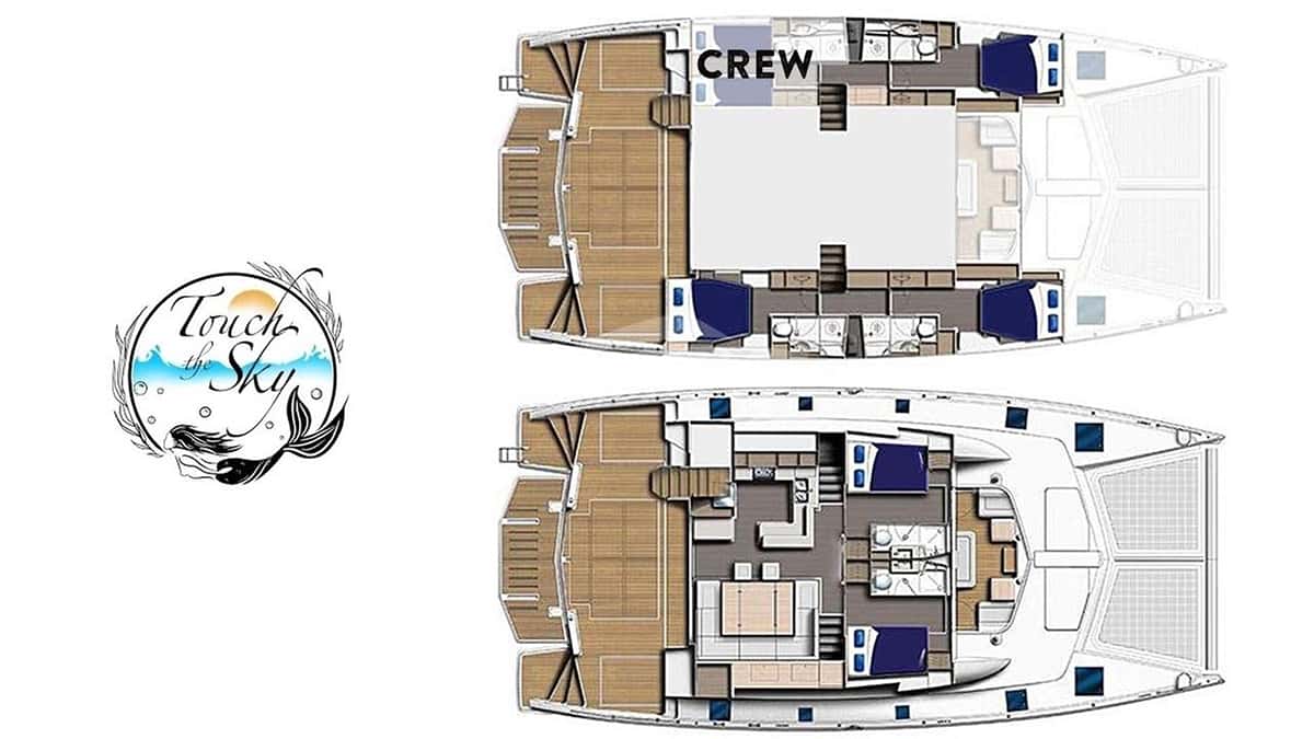 TOUCH THE SKY deck layout