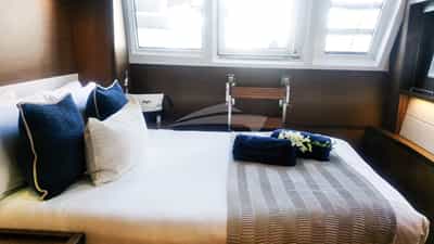 Port aft queen guest suite