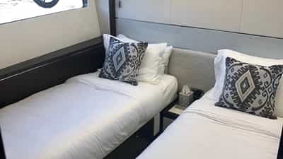 Guest stateroom - twins (can be converted to a double)