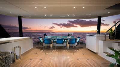 Aft deck