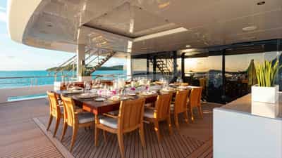 Bridge Aft Deck Dining