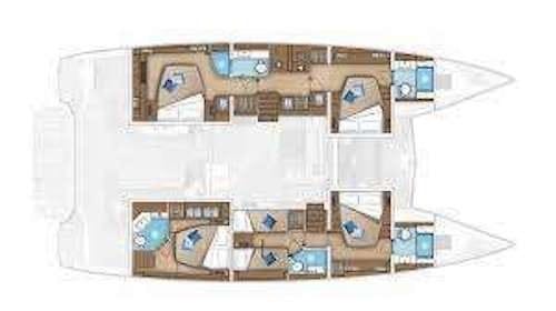 ISLAND HOPPIN' 55 Deck Plan