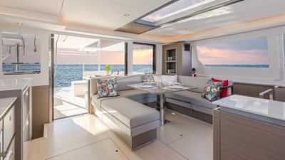 Saloon area looking aft