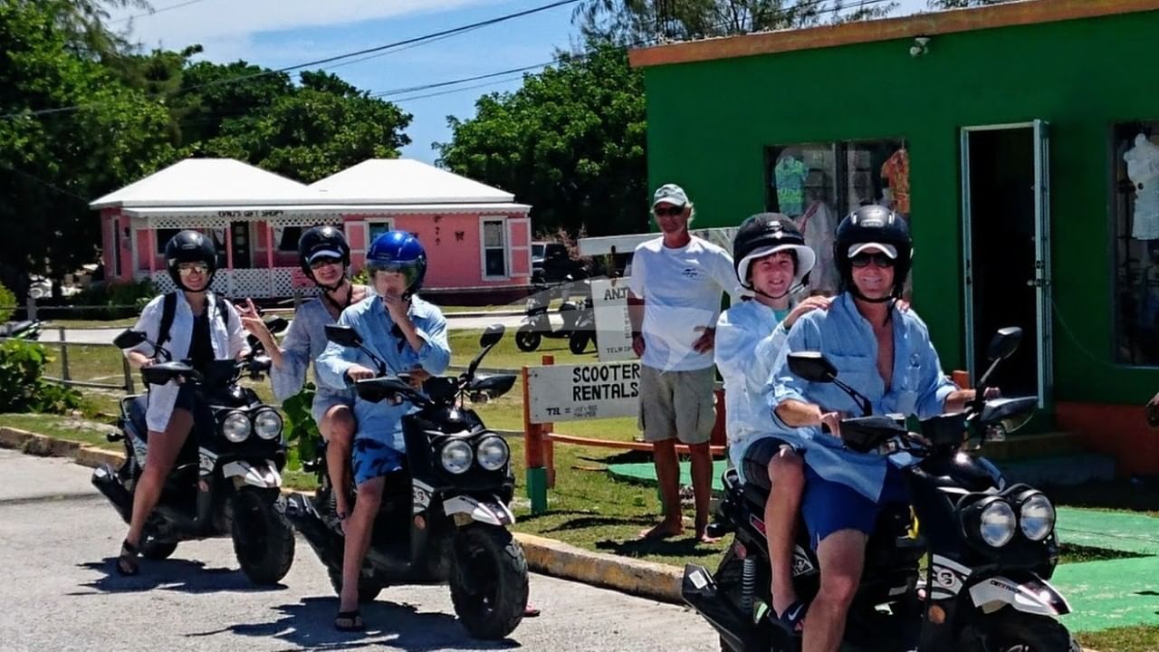 Island scooter fun !!