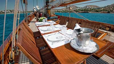 Outside dining