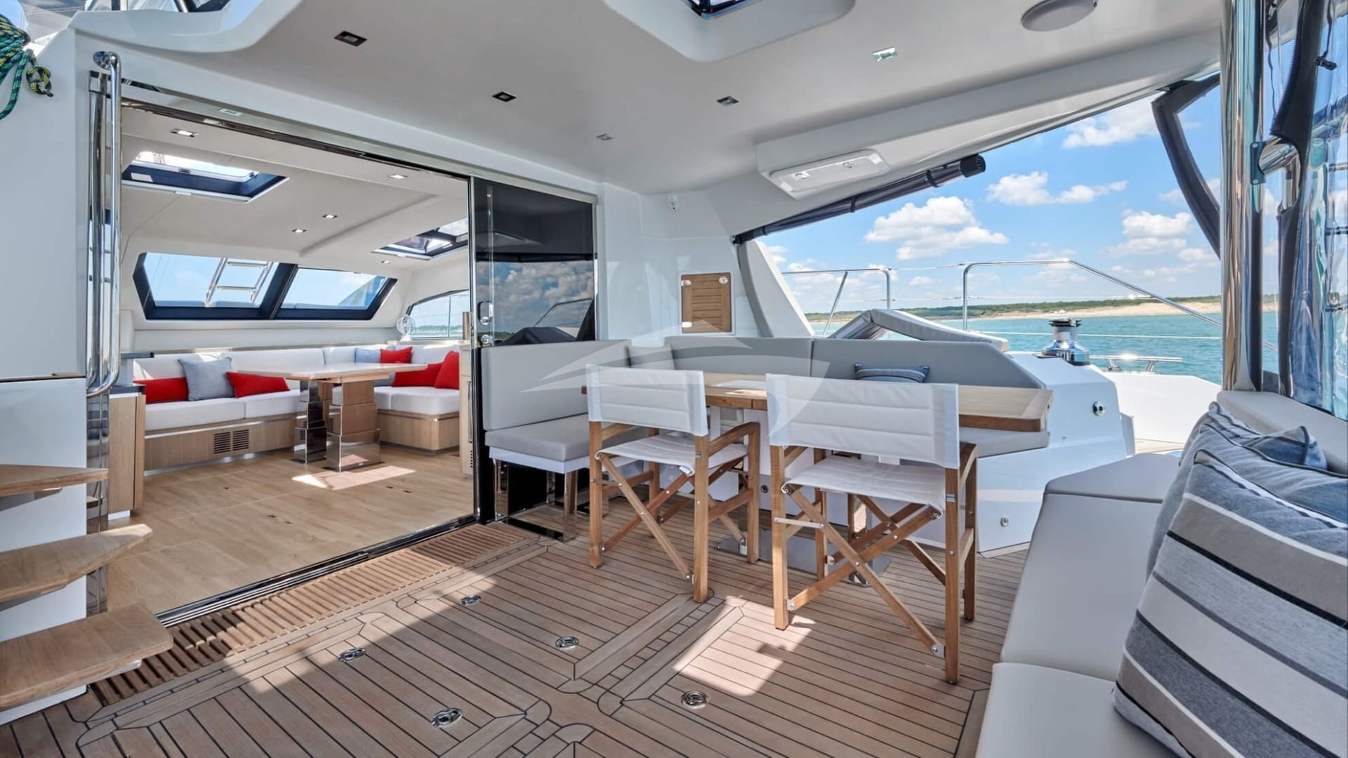 Aft Deck Dining Area