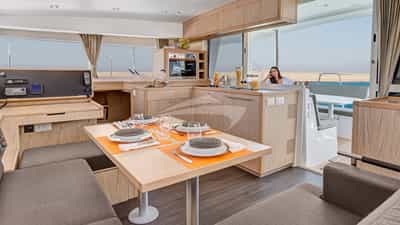 Saloon and galley