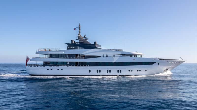 LUNA B 66m motor yacht charter