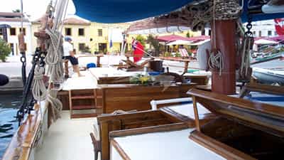 Deck looking aft
