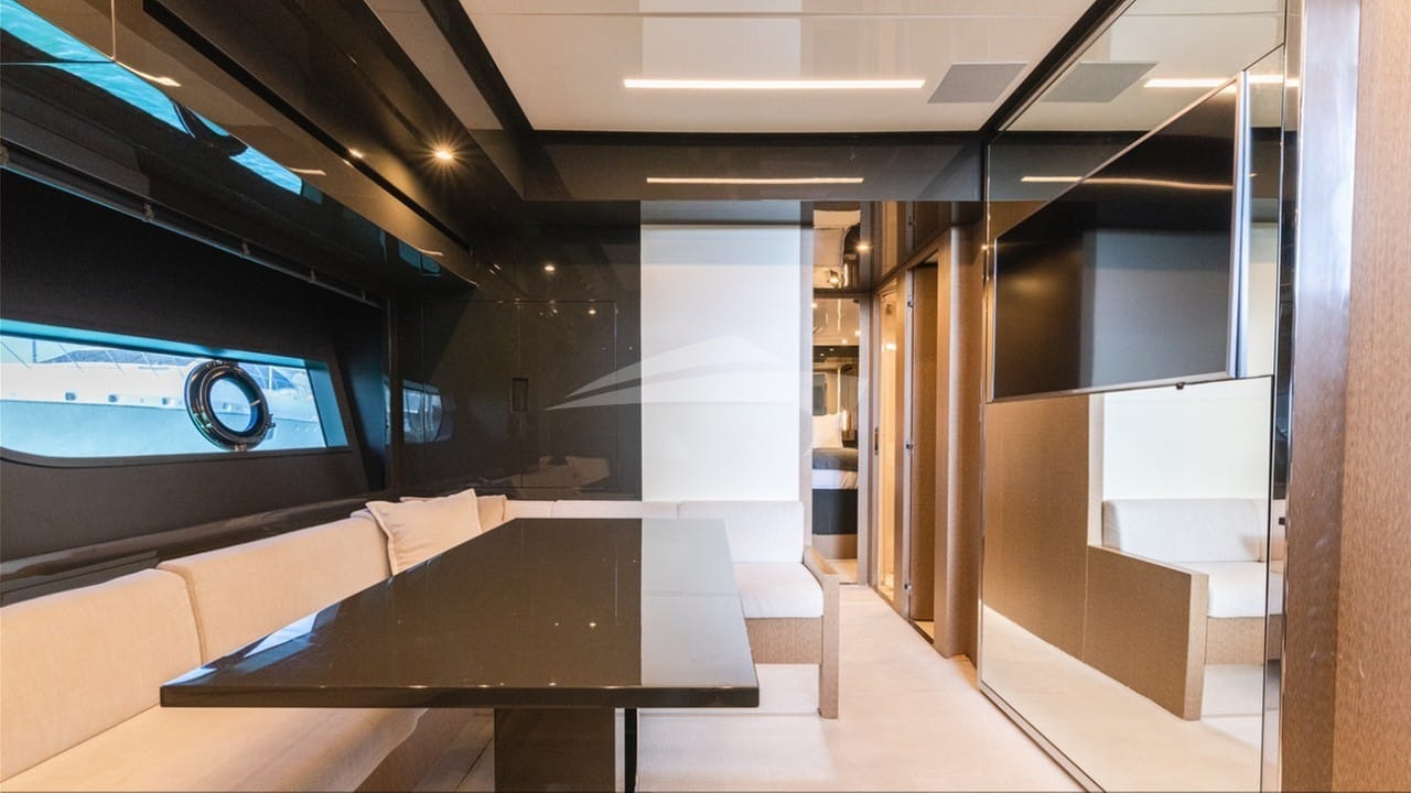 Lower salon, view fwd