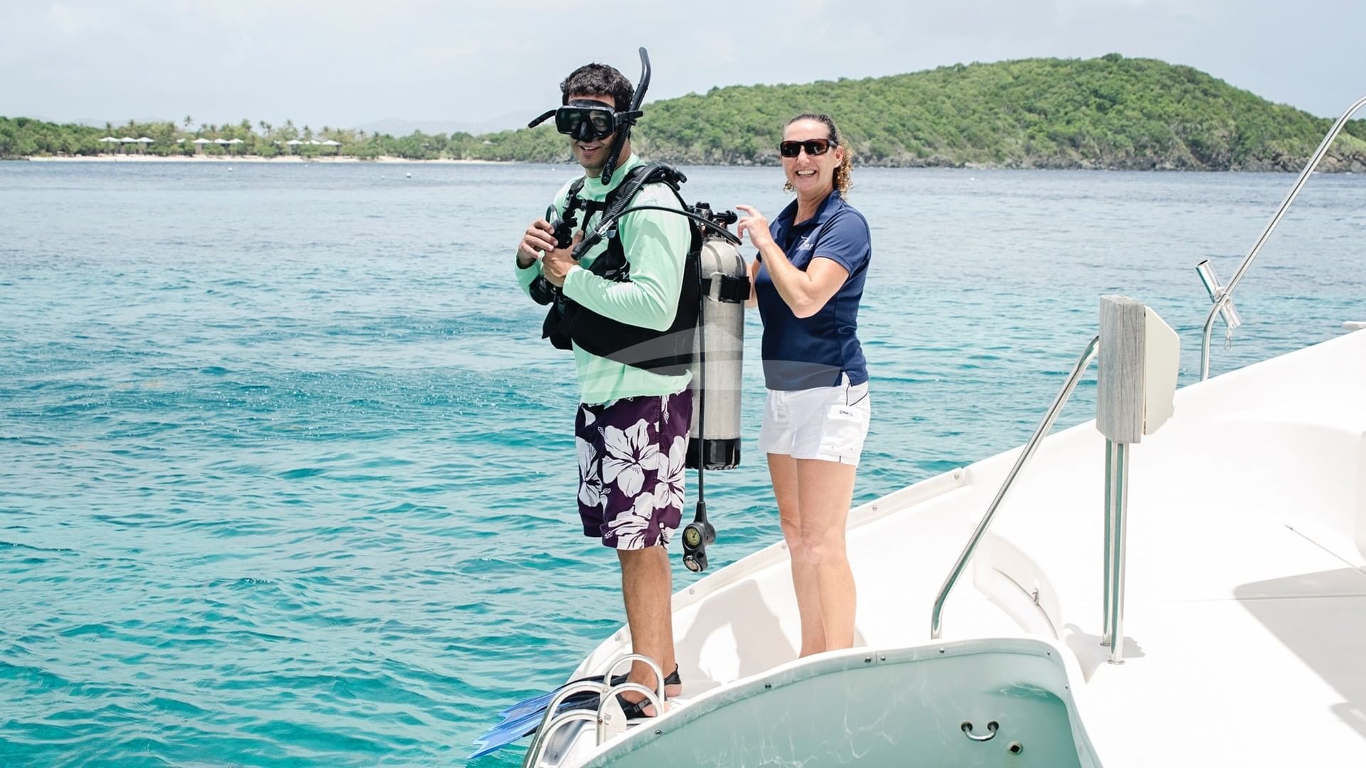 SCUBA diving is available